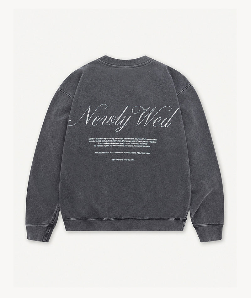 Newly Wed Sweatshirt - Charcoal