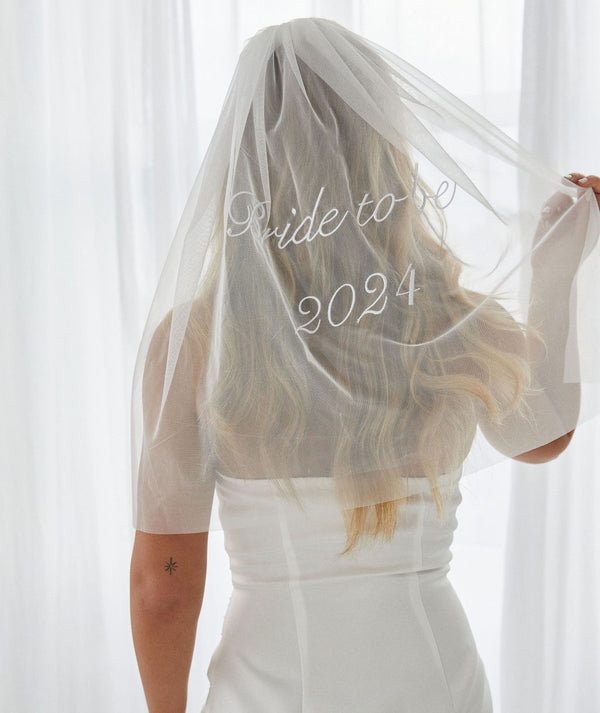Bride To Be 2024 Tulle Veil