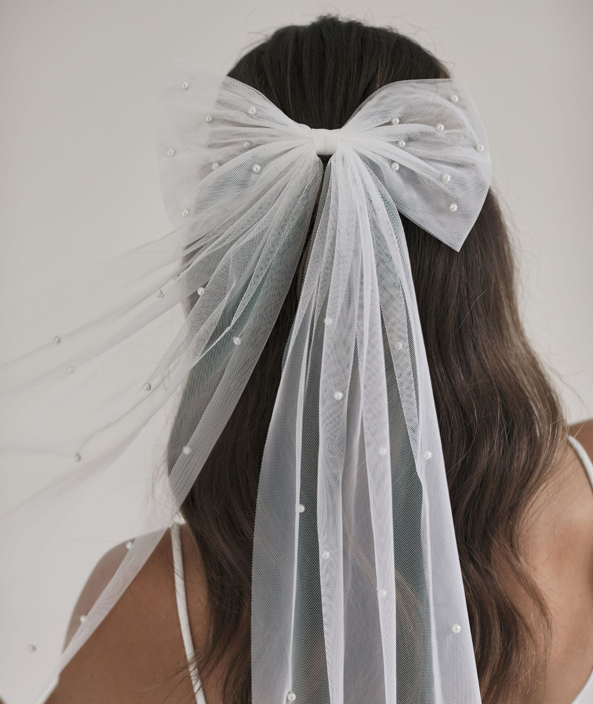 Pearl Bride Hair Bow