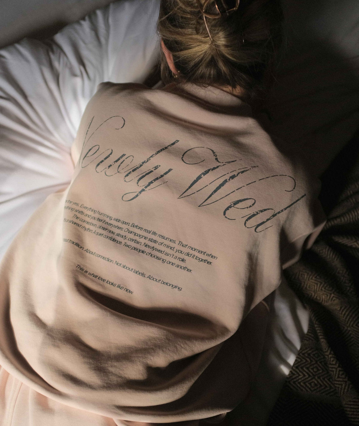 Newly Wed Sweatshirt - Pale Pink
