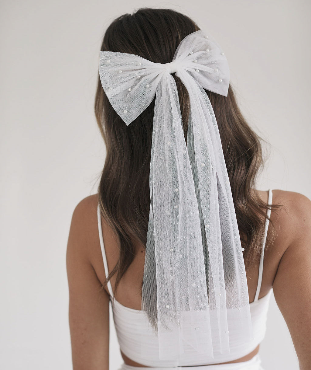 Bridal shop hair ribbon