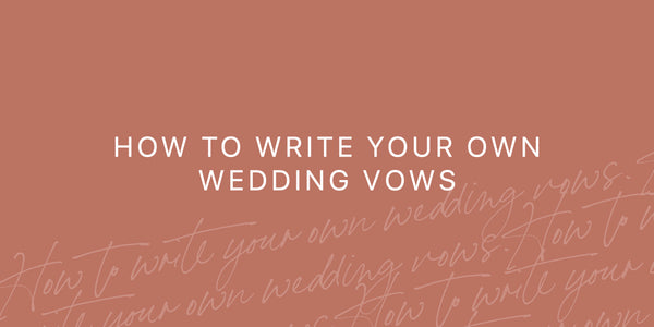 BEST WEDDING BLOG. The best advice and template for writing personalised wedding day vows.