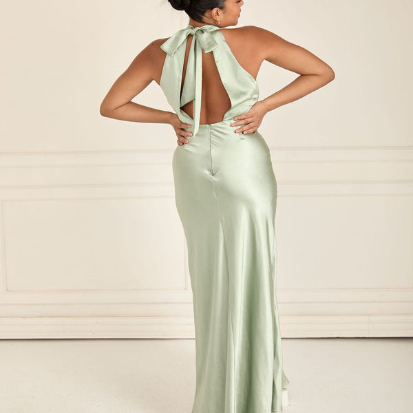 bridesmaid dresses sage green uk Sela Ash Grey Dress Blazer – Jadeiteth