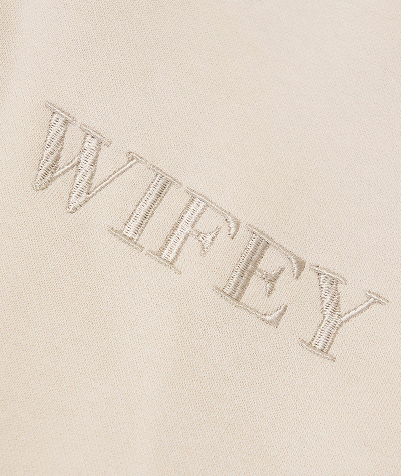 Wifey Statement Sweatpants - Champagne
