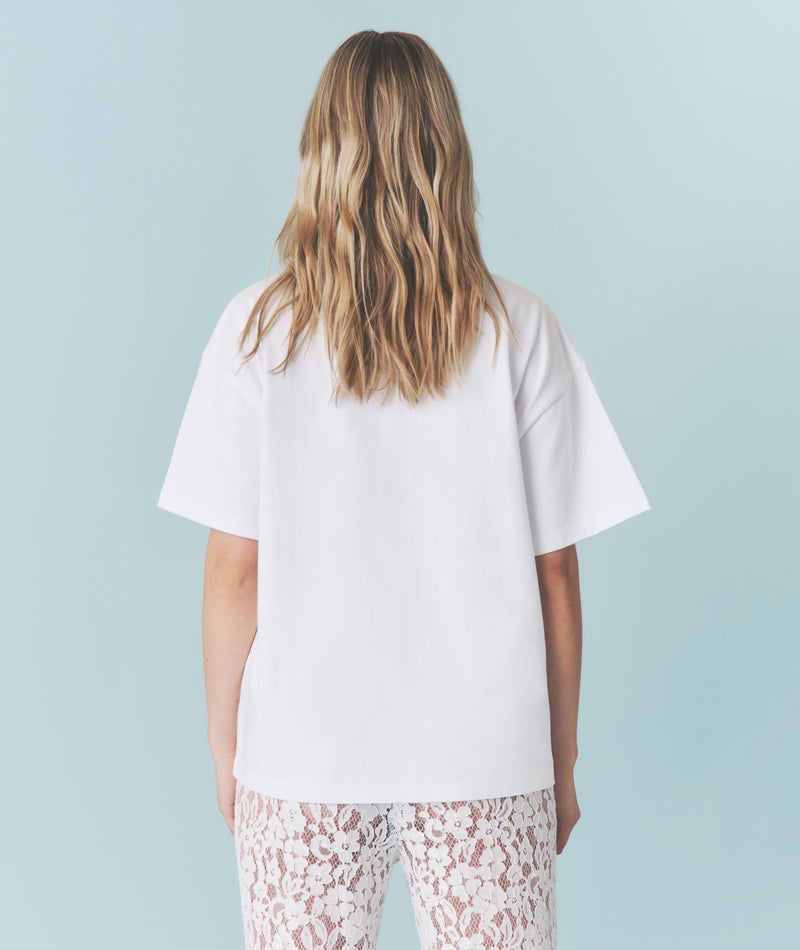 Wifey Wants a Spritz Beaded Tee - White