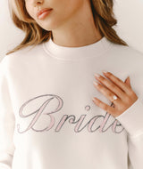 Bride Printed Graphic Sweatshirt - White