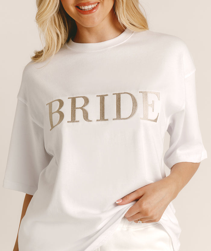 Bridesmaid Statement Tee - White