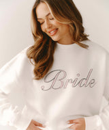 Bride Printed Graphic Sweatshirt - White