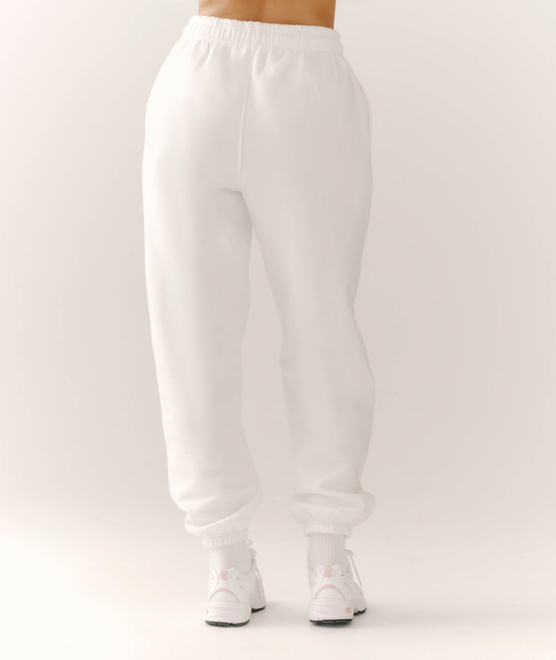 Destination Bride Graphic Print Sweatpants - White