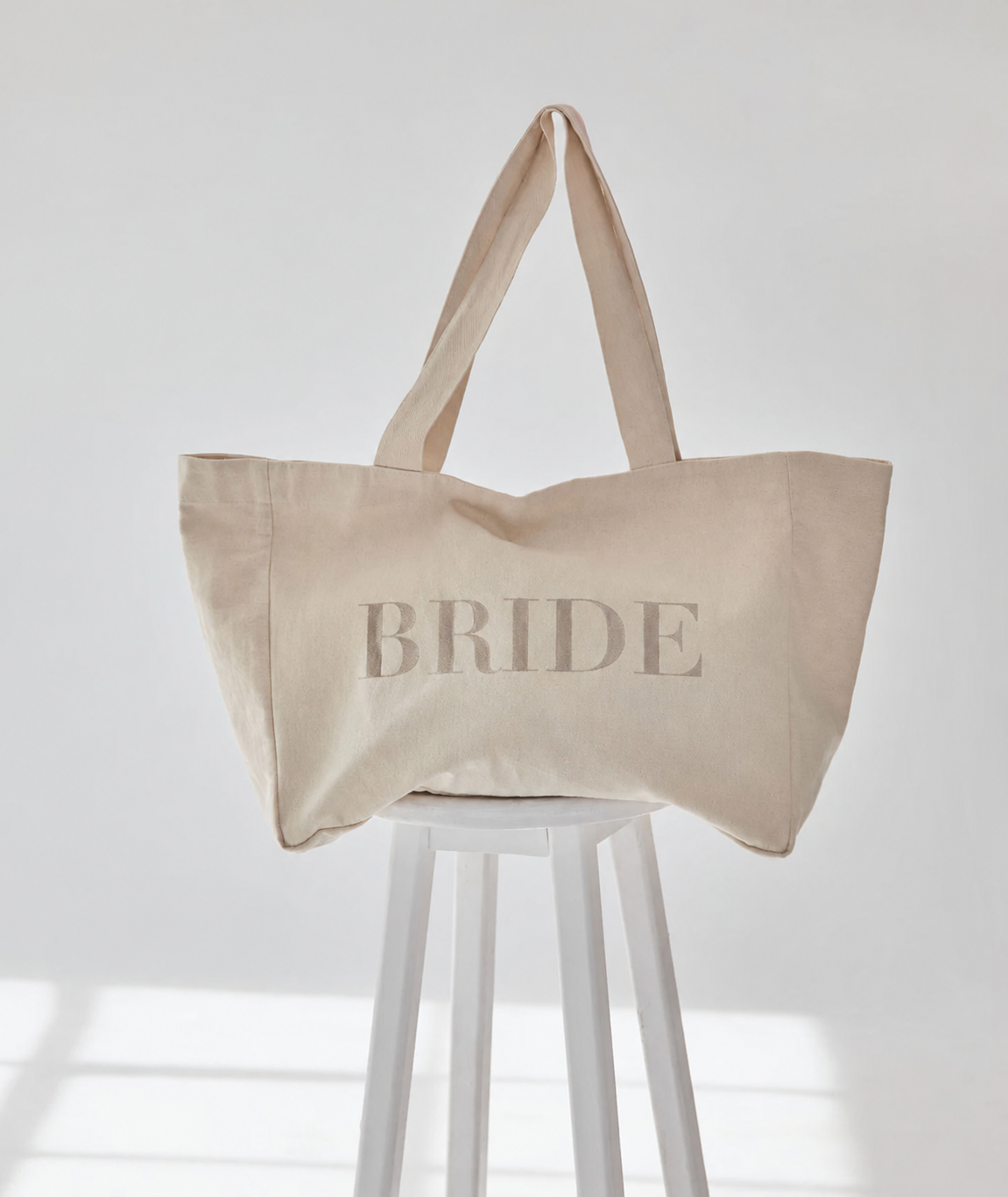 Bride Statement Tote Bag - Champagne