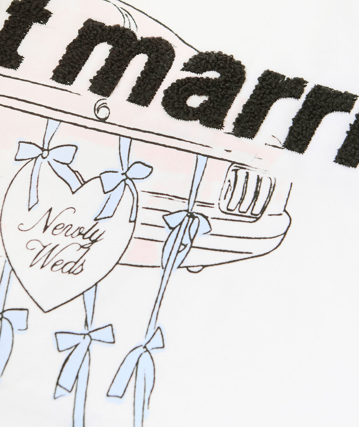 Just Married Tee - Off White