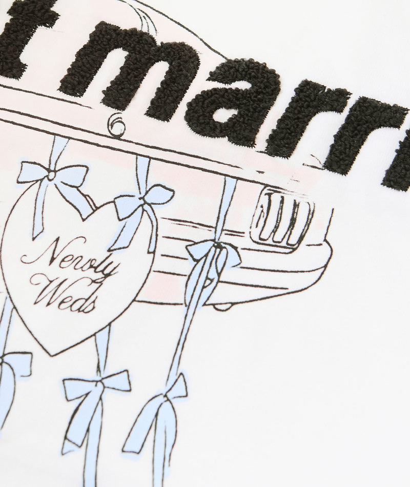 Just Married Tee - Off White