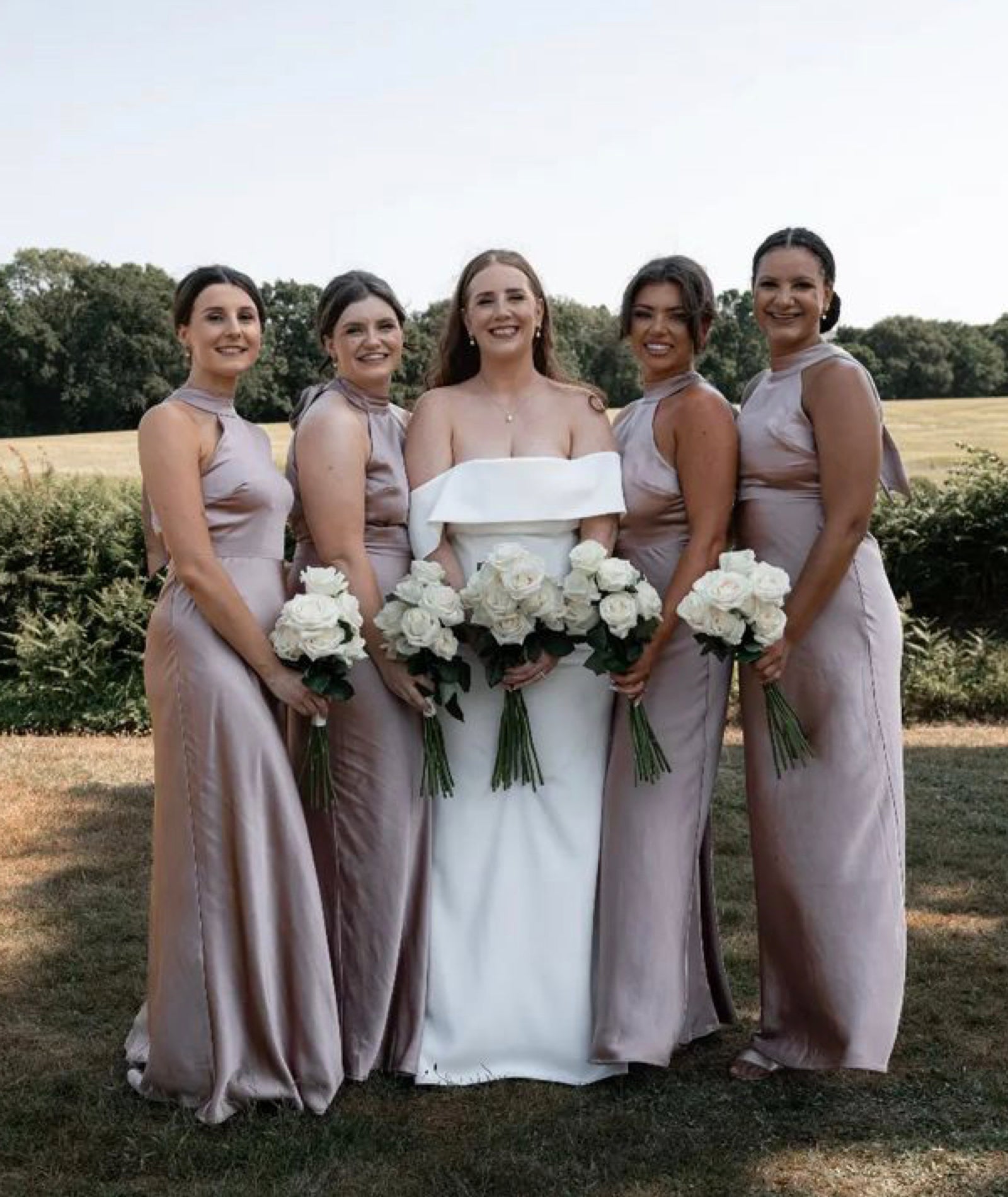 Rose clearance pink bridesmaid