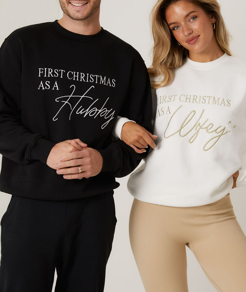 'First Christmas as a Hubby' Jumper