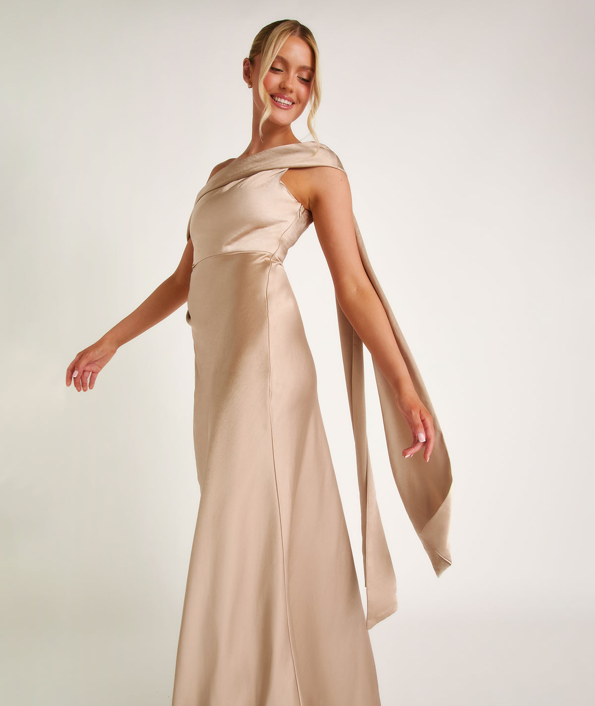 chinese dress ladies One Shoulder Short A-Line Bridesmaid Dresses