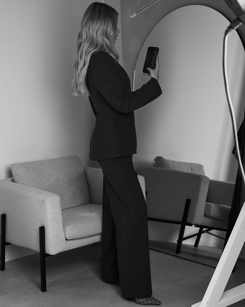 Tailored Trousers - Chocolate Brown