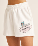Destination Vegas Bride Graphic Shorts - White