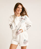 Destination Vegas Bride Graphic Shorts - White