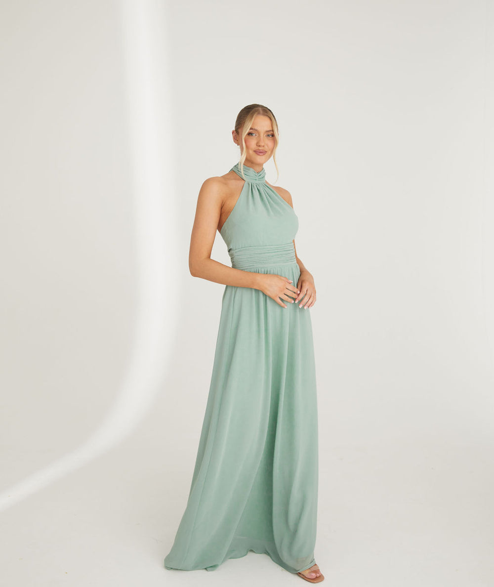 sachin and babi light blue dress TFNC PRAGUE SAGE GREEN MAXI DRESS