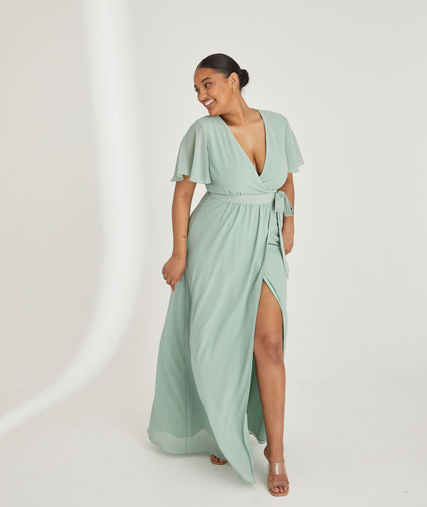 SMARTSIZE - BRIDESMAID DRESSES - CHIFFON WRAP TIE Six Stories SMARTSIZE - BRIDESMAID DRESSES - CHIFFON WRAP TIE Six Stories