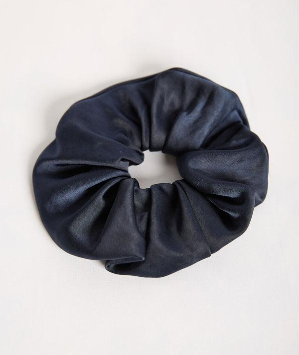 Satin Scrunchie - Navy