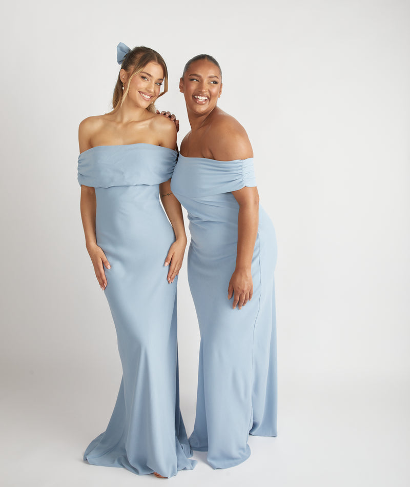 Bardot Crepe Bridesmaid Dress