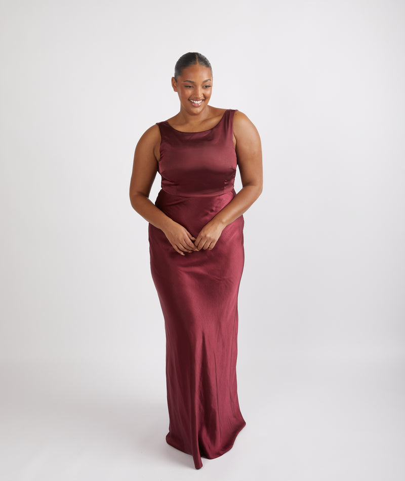 Deep wine bridesmaid dresses outlet