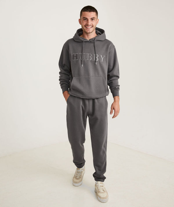 Hubby Hoodie - Charcoal