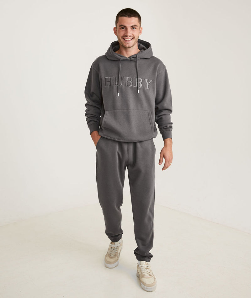 Hubby Hoodie - Charcoal