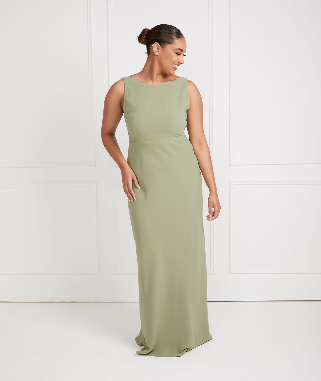 cowl neck bridesmaid dresses uk Florence Cowl Neck Jersey Maxi Bridesmaid Dress main image 1