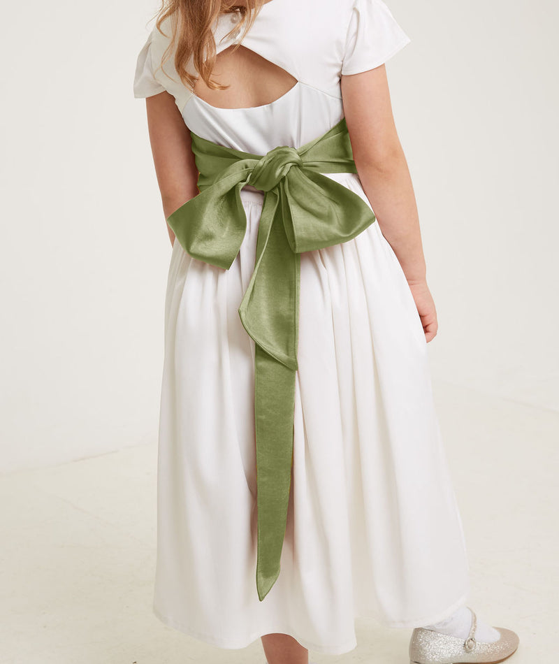 Satin discount tie belt