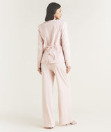 Tailored Wide Leg Trouser - Pink