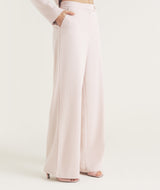 Tailored Wide Leg Trouser - Pink