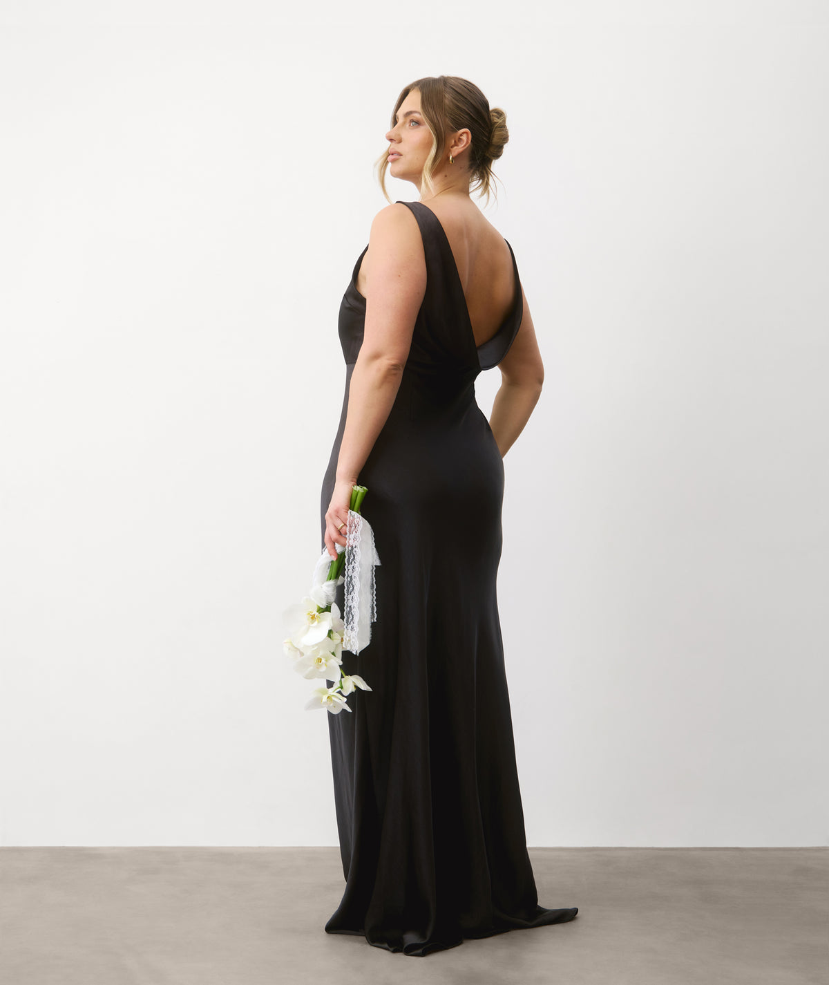 elegant black bridesmaid dresses uk | Satin Black Bridesmaid Dresses blue prom dress