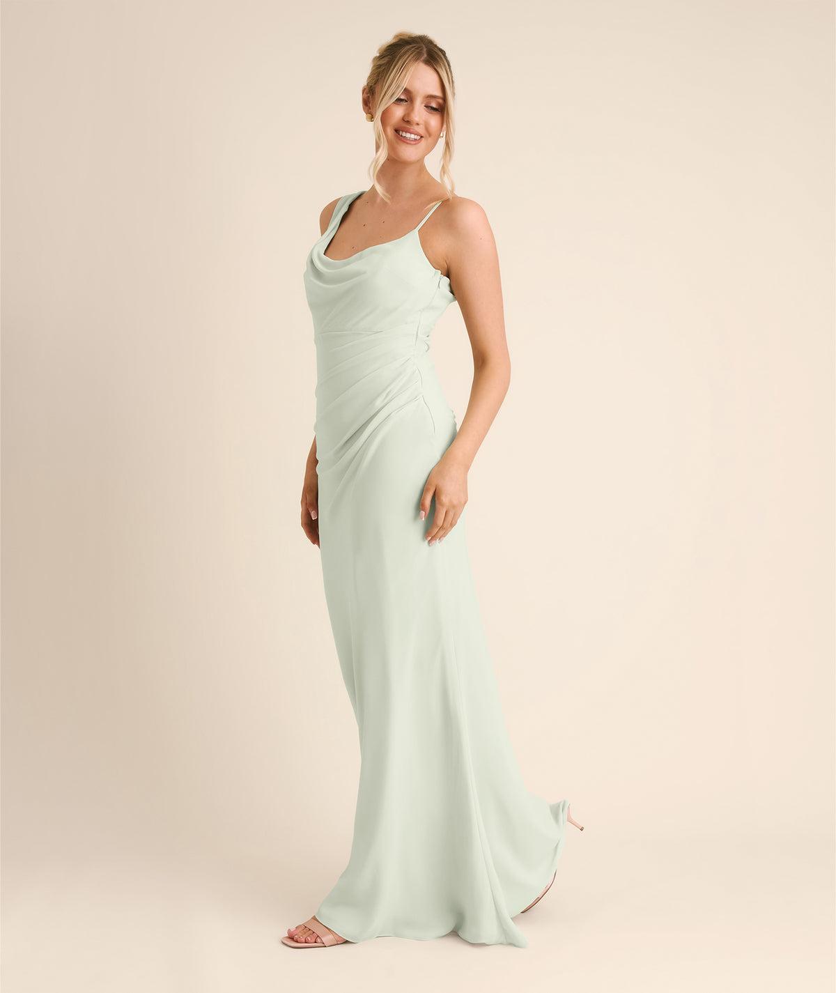 pastel green bridesmaid dresses uk Twist Asymmetrical Chiffon Dress Boys Christening Outfits A timeless choice for Size:Size N4 Electric Lime Sweater Midi