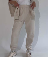 Wifey Statement Sweatpants - Champagne
