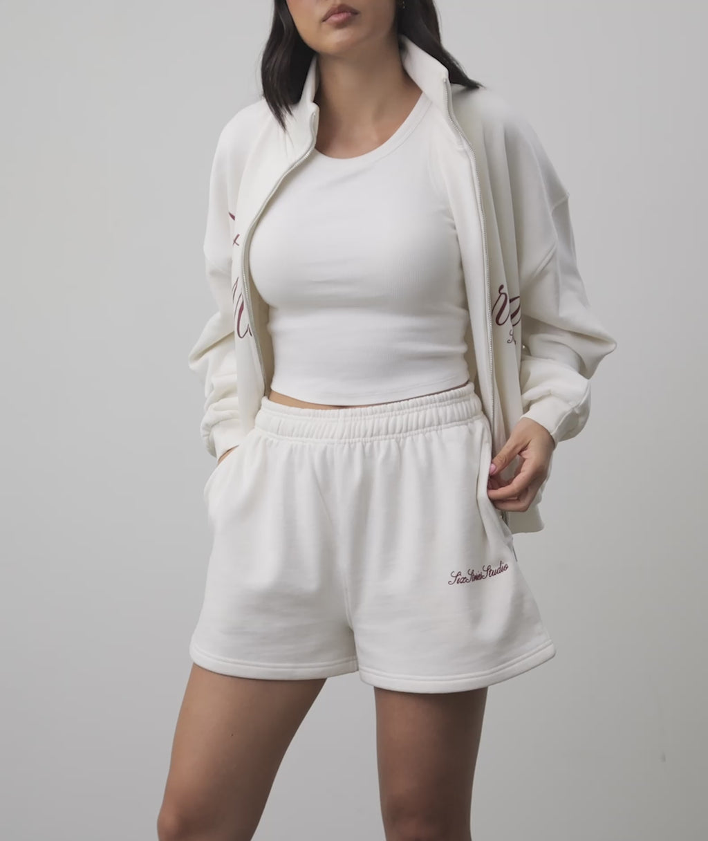 Just Married Shorts - Off White