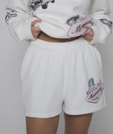 Destination Vegas Bride Graphic Shorts - White