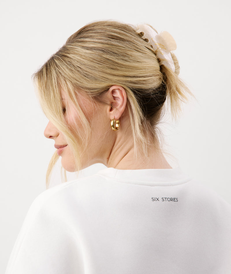 Just Married Sweatshirt - Off White