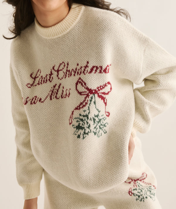 Vintage Last Christmas As A Miss Knit Jumper