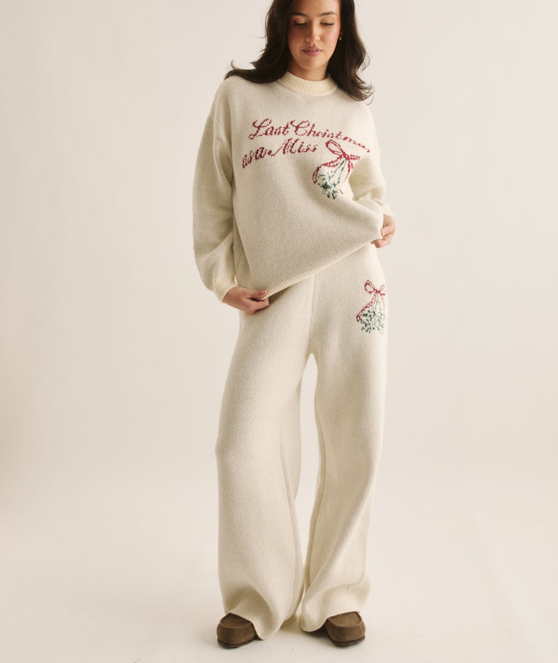 Vintage Last Christmas As A Miss Knit Jumper