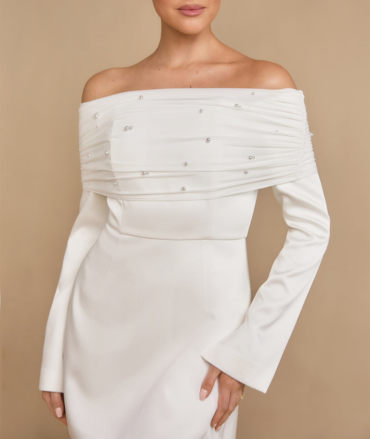 White Bridal Dresses | White Mini, Midi & Maxi Satin Styles | Six Stories