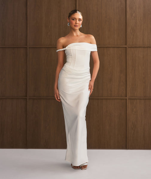 white corset dress maxi Twist Strap Size:11D Agnes Denim Overall Dress Aureum