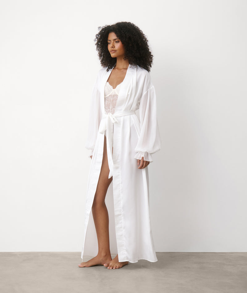 satin dressing gown uk Women's Pure Silk Dressing Gown - Dusty Rose | Luxury Silk Robes