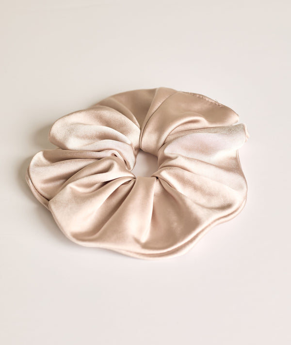 Satin Scrunchie - Oyster