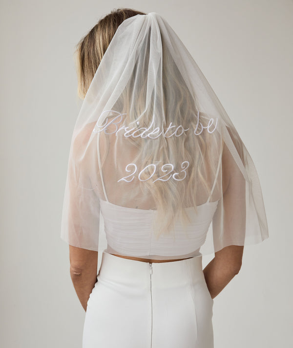 Bride To Be 2023 Tulle Veil