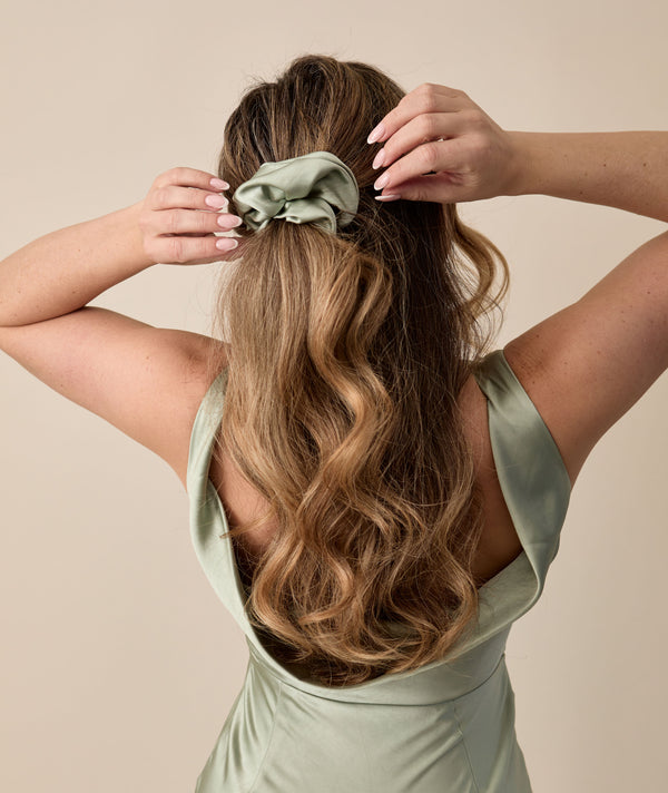 Satin Scrunchie - Sage