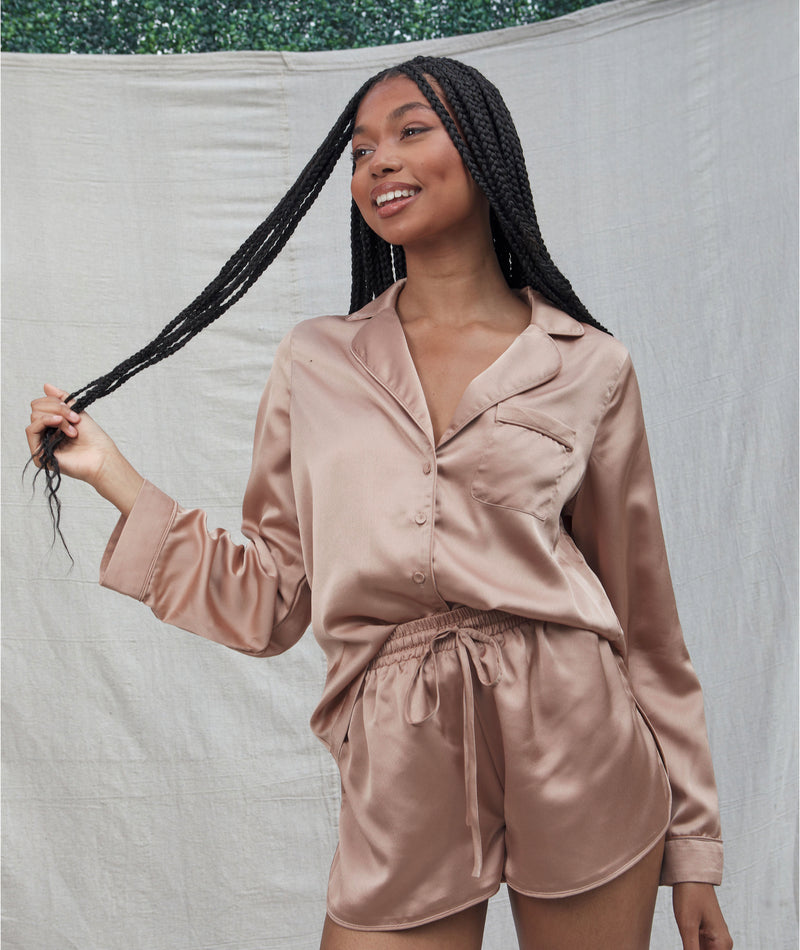 Bridesmaid silk hot sale pjs