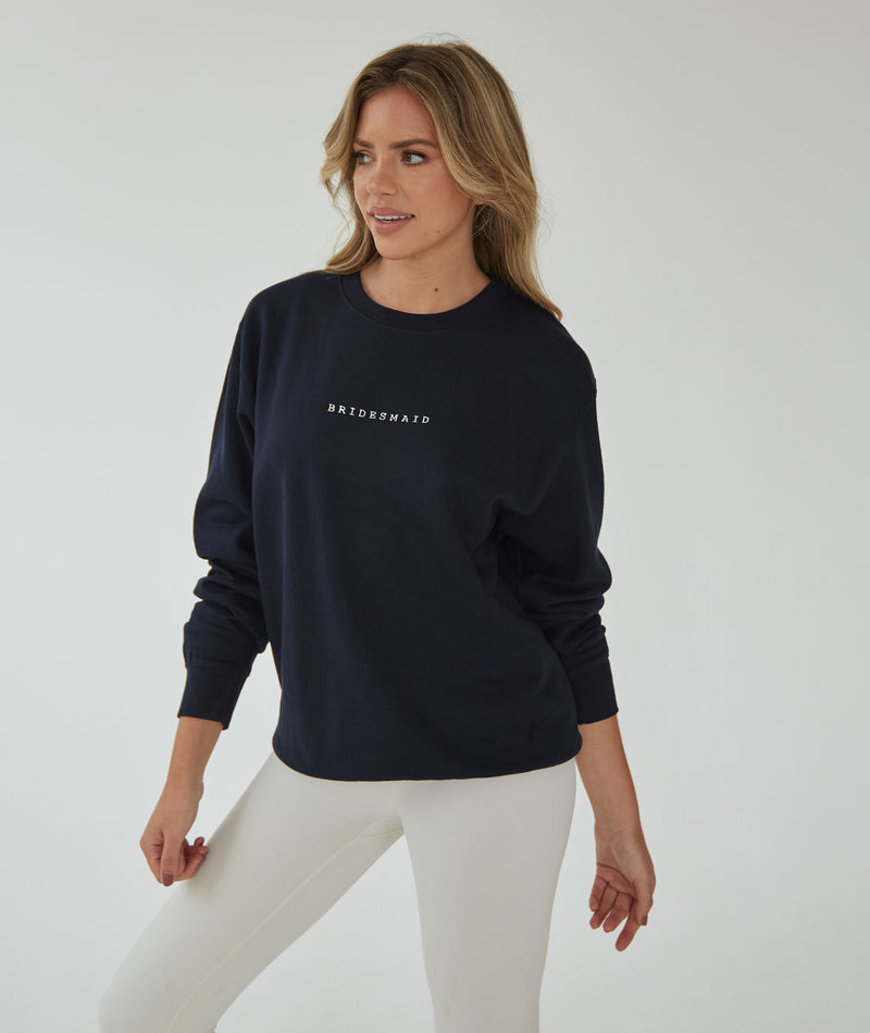 Bridesmaid Sweat - Navy
