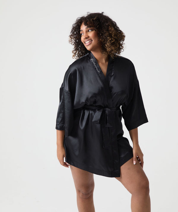Bridesmaid Robe - Black
